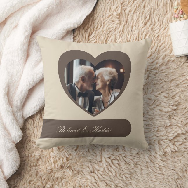 Foto- und Namensband - Streifen Pillow Kissen (Decke)