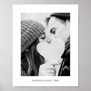 Foto- und Namensdruck Poster