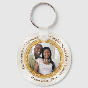Foto und Personalisierte Gastgeschenke zum Jahrest Schlüsselanhänger