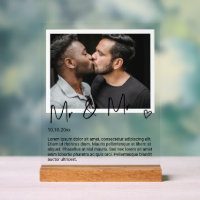 Foto und Personalisierte Hochzeit