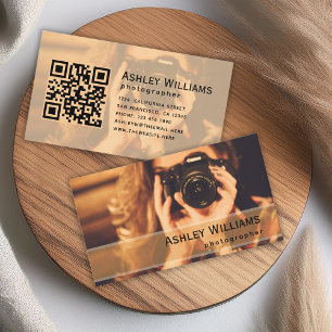Foto- und QR-Code-Fotograf Visitenkarte
