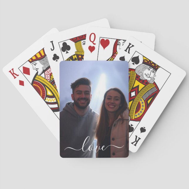 Foto und Text 2 - FotoCollage Spielkarten (Rückseite)