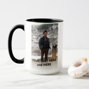 Foto und Text Bester Vater je hinzufügen Tasse