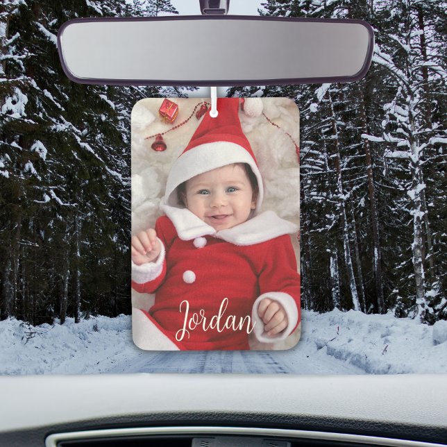 Foto und Text Personalisiert Keepake Autolufterfrischer (Photo and Text Personalized Keepsake Air Freshener)