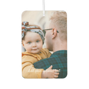 FOTO- und Textportrait-Rechteck der DIY-Familie Autolufterfrischer