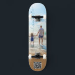 Foto- und Textskateboard - Ihr Sommerdesign Skateboard<br><div class="desc">Benutzerdefiniertes Foto und Text - Einzigartiges Design - Personalisierte Familie / Freunde oder Persönliches Geschenk - Hinzufügen von Text und Foto - Größe ändern und verschieben Sie Elemente mit dem Anpassungs-Tool !</div>