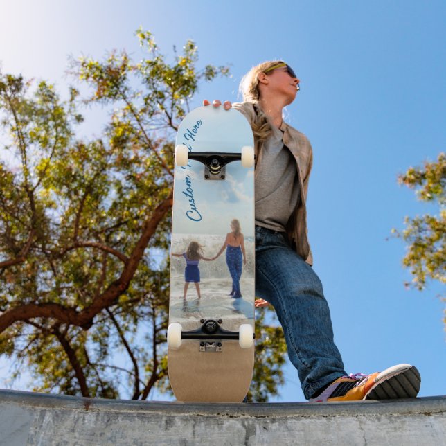 Foto und Textskateboard Personalisiert Skateboard (Außenbereich 1)