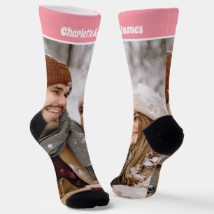 Foto und Textvorlage für personalisierte Neuerunge Socken