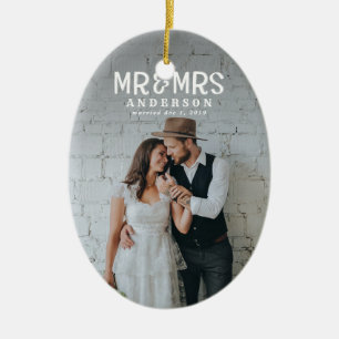 Foto und Weihnachtsdekoration Keramik Ornament