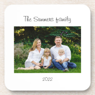 Foto-Untersetzer aus hartem Kunststoff Getränkeuntersetzer