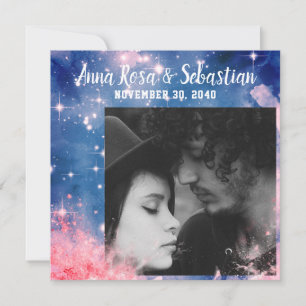*~* Foto-Upload Himmelskörper Sterne Hochzeitsterm Save The Date