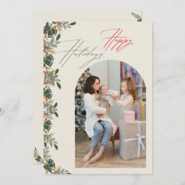 Foto-Urlaubskarte für Minimalistische Arche Einladung