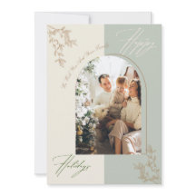 Foto-Urlaubskarte für Minimalistische Arche