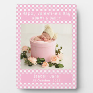 Foto Valentine für Mama und Papa Neueltern Fotoplatte