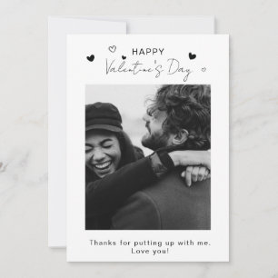 FOTO Valentine's Day Boyfriend/Girlfriend Liebe Feiertagskarte