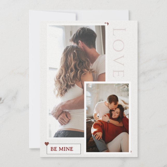 Foto Valentine's Day Card - Bild hinzufügen Einladung (Vorderseite)