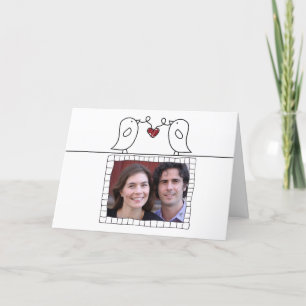 Foto-Valentinstag-Karte Feiertagskarte