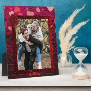 Foto Valentinstag Tafel Foto Fotoplatte