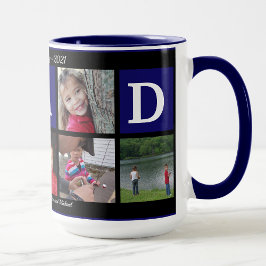 Foto VATER Collage Kaffee Vatertag Schwarze Marine Tasse