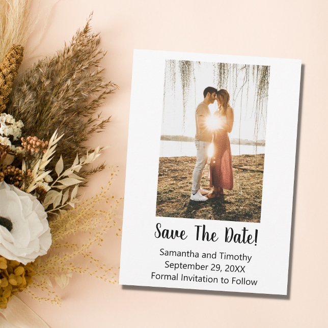 Foto-Verlobung beim Hochfahren speichern der Datum Save The Date (Von Creator hochgeladen)