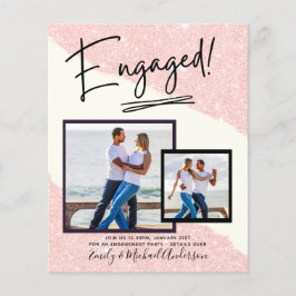 FOTO-VERLOBUNG im HAUSHALT Ankündigung SKRIPT Flyer