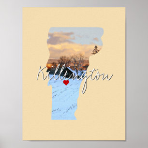 Foto Vermont und Ortsname Poster