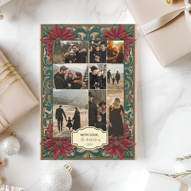 Foto Verziert Poinsettia Weihnachten (Von Creator hochgeladen)