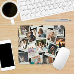 Foto Vintag Snapshots Mousepad<br><div class="desc">Passen Sie Ihre Instagram-Fotos oder andere kleine Fotos an und ordnen Sie/schneiden Sie sie innerhalb von Frames an, oder verschieben Sie sie, wo immer Sie gewollt haben. Die Hintergrundfarbe ist anpassbar. Die Labels sind auch optional, löschen oder hinzufügen.</div>