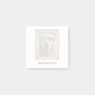 Foto Vintage Rahmen Hunde Haustiere Familienmaßges Post-it Klebezettel