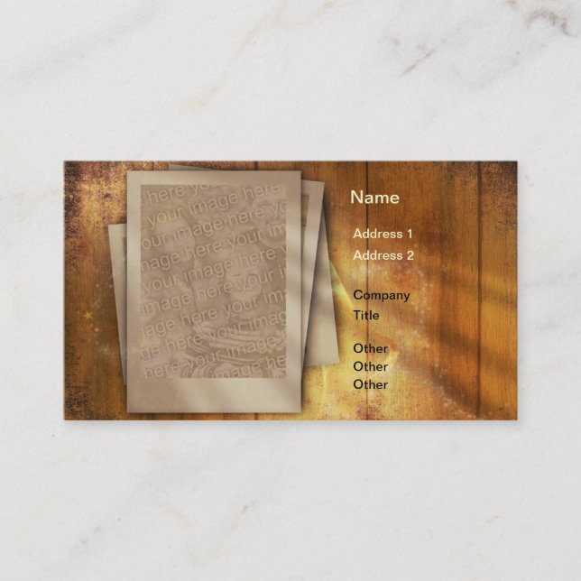 Foto Visitenkarte (Vorderseite)