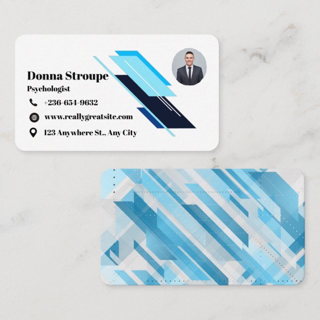 Foto Visitenkarte (Vorne/Hinten)