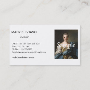 Foto Visitenkarten, einfach und elegant Visitenkarte