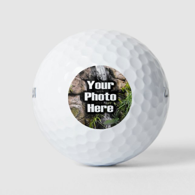 Foto Vollfarbig Personalisiert Golfball (Vorderseite)