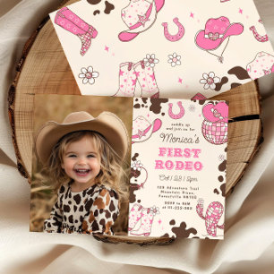 Foto vom 1. Geburtstagsfeier Girl First Rodeo Einladung