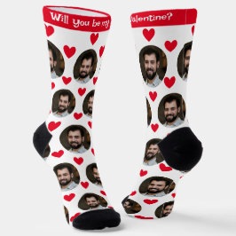 Foto von Boyfriend for Girlfriend Heart Valentine Socken