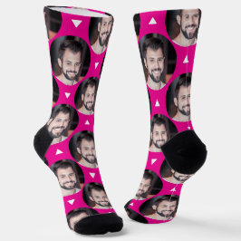 Foto von Boyfriend für Girlfriend Hot Pink Fun Socken