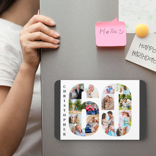 Foto von Collage in Number 60 - 60th Birthday Magnet