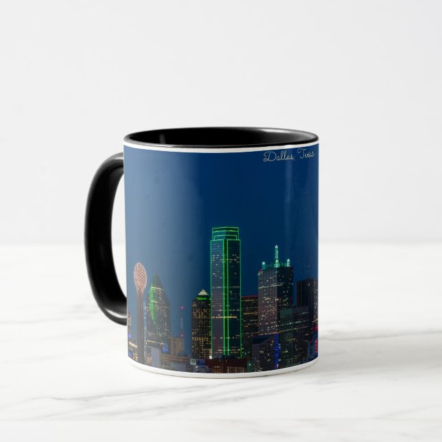 Foto von Dallas, Texas Cityscape, Tasse (Vorderseite Links)