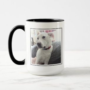 Foto von Funny Sad Pouty Hund Geburtstag 40 Tasse