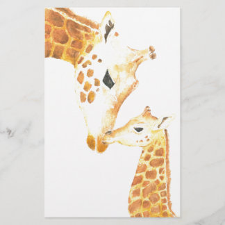 Foto von Giraffe und ihrem Baby