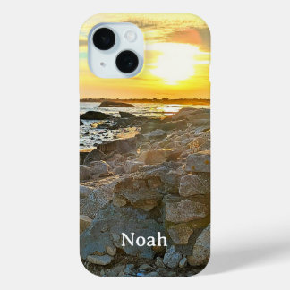 Foto von Goldenem Sonnenuntergang und Ozean währen Case-Mate iPhone Hülle