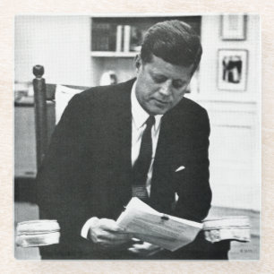 Foto von John F. Kennedy 2 Glasuntersetzer