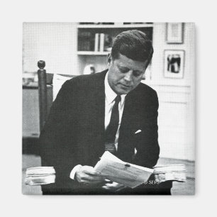 Foto von John F. Kennedy 2 Magnet