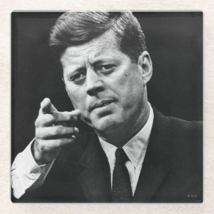 Foto von John F. Kennedy 3 Glasuntersetzer