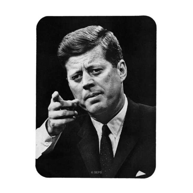 Foto von John F. Kennedy 3 Magnet (Vertikal)