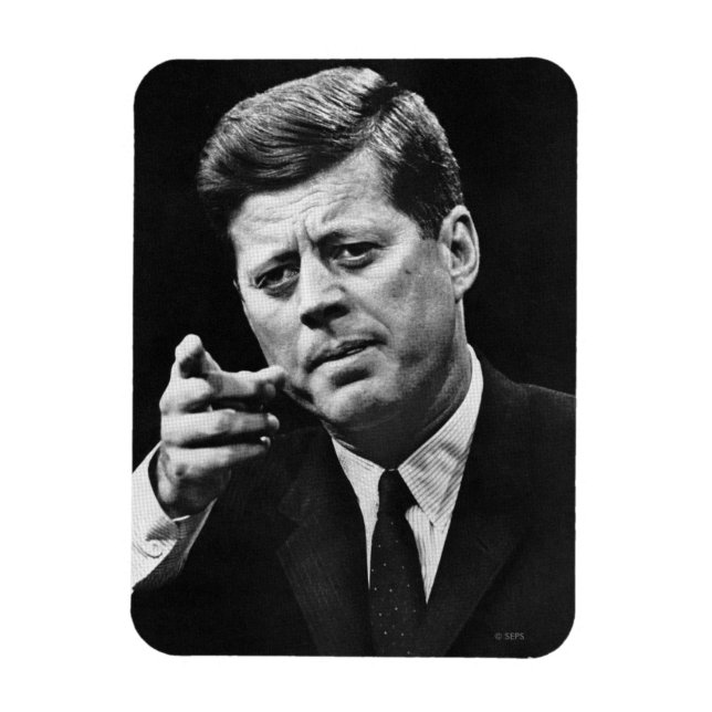 Foto von John F. Kennedy 3 Magnet (Vertikal)