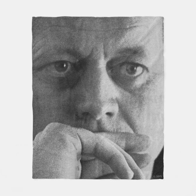 Foto von John F. Kennedy Fleecedecke (Vorderseite)