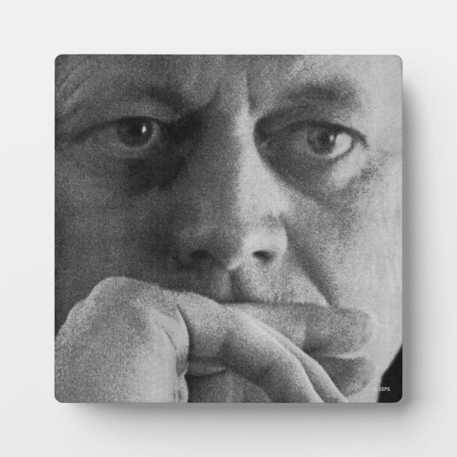 Foto von John F. Kennedy Fotoplatte (Vorderseite)