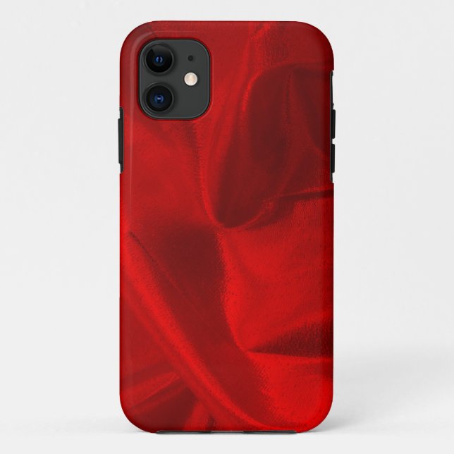 Foto von Metallic Red Lame Case-Mate iPhone Hülle (Rückseite)