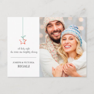 Foto von New Home Holiday Moving Announcemet Postkarte